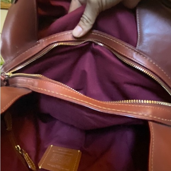 Coach ✨LIMITED EDITION ✨  EDIE floral Brown and Tan purse - Picture 9 of 12